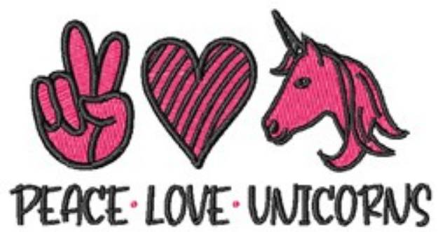 Picture of Peace Love Unicorns