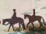 Picture of Three Horse Silhouette Machine Embroidery Design