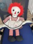 Picture of Raggedy Ann Face Machine Embroidery Design