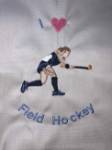 Picture of Field Hockey  Machine Embroidery Design