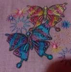 Picture of Butterfly Starburst Machine Embroidery Design