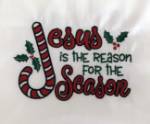 Picture of Jesus Is The Reason Machine Embroidery Design