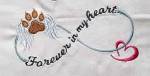 Picture of Forever My Heart Machine Embroidery Design