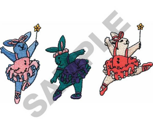 Picture of DANCING RABBITS BORDER