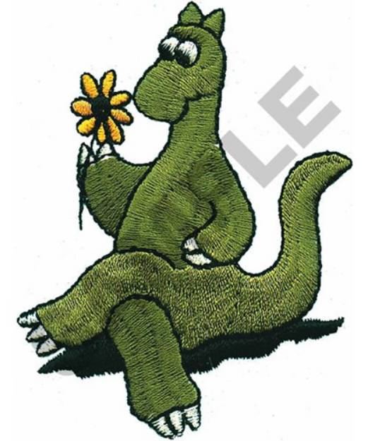 Picture of DINOSAUR W/ FLOWER