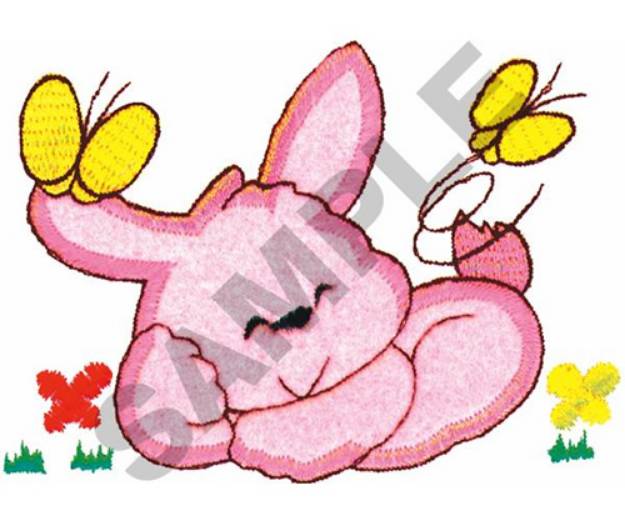 Picture of BUNNY & BUTTERFLY APPLIQUE