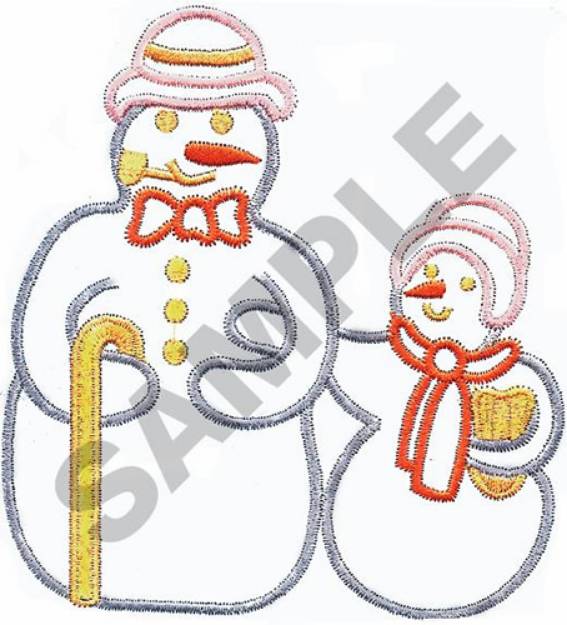 Picture of FATHER & SON SNOWMEN