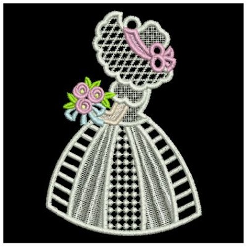FSL Wedding Ornament Machine Embroidery Design
