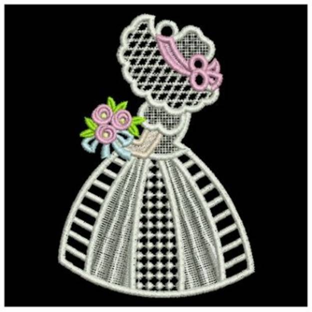 Picture of FSL Wedding Ornament Machine Embroidery Design