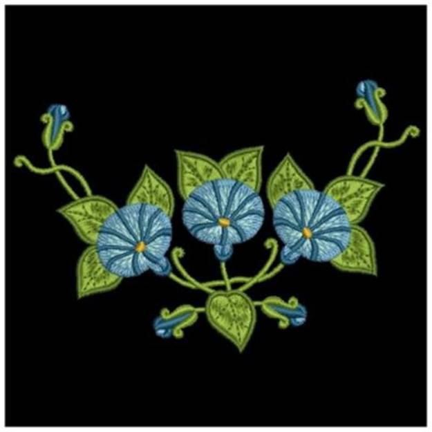 Picture of Morning Glory Border Machine Embroidery Design