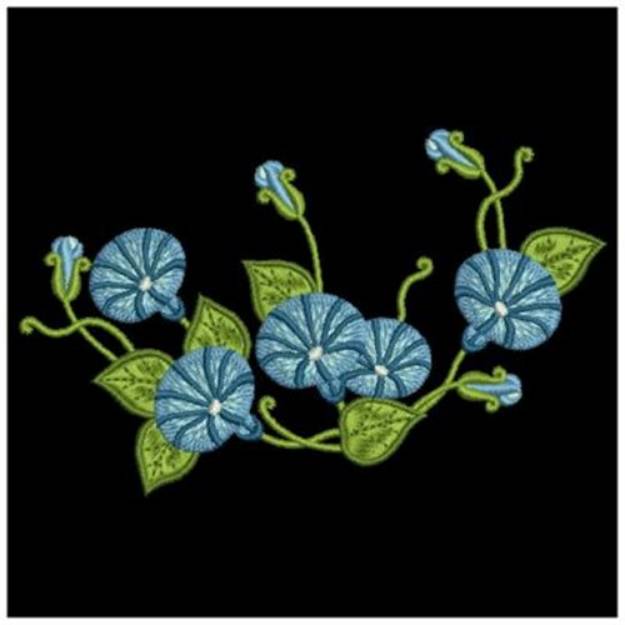 Picture of Morning Glory Border Machine Embroidery Design