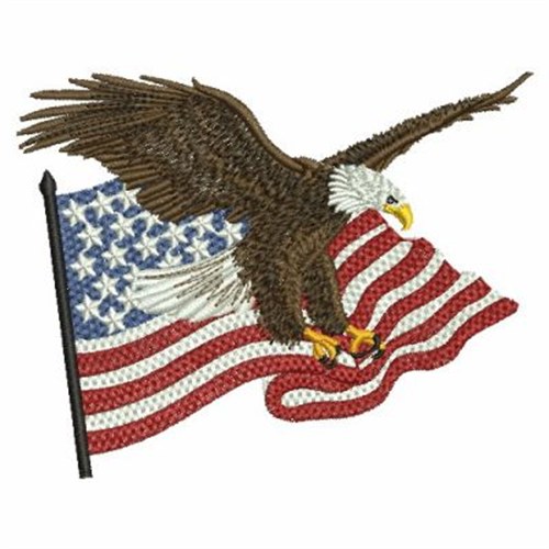 American Eagle Machine Embroidery Design