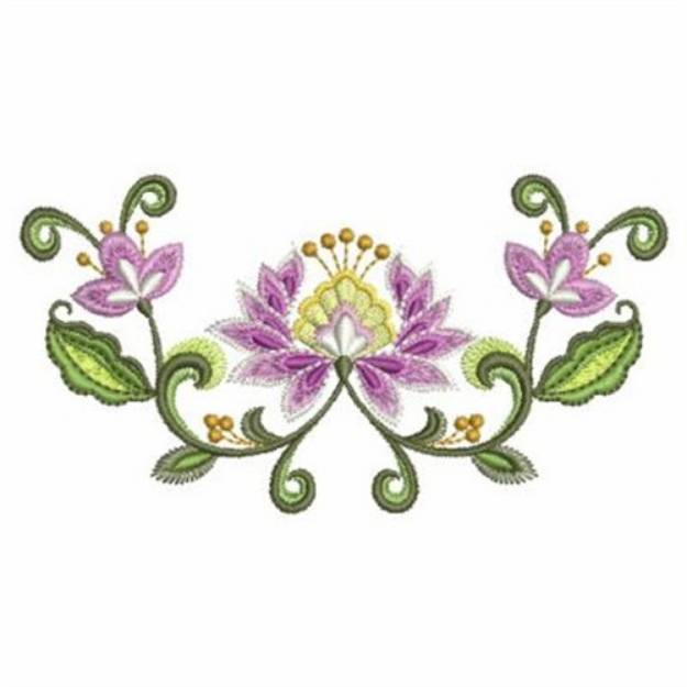 Picture of Floral Design Machine Embroidery Design