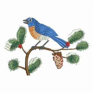 Picture of Backyard Bird Machine Embroidery Design