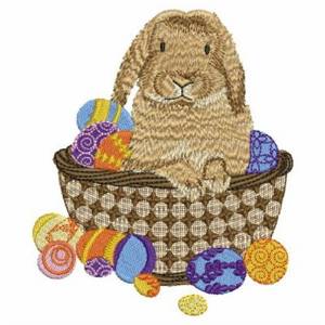 Picture of Easter Bunny Machine Embroidery Design