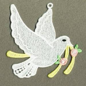Picture of FSL Dove Design Machine Embroidery Design