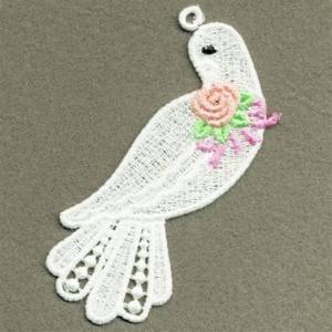 Picture of FSL Cute Dove Machine Embroidery Design