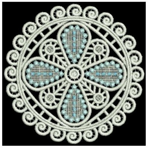 FSL Crystal Doily Machine Embroidery Design