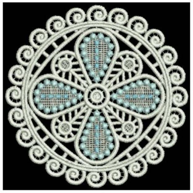Picture of FSL Crystal Doily Machine Embroidery Design