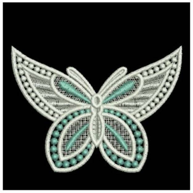 Picture of FSL Dotted Butterfly Machine Embroidery Design