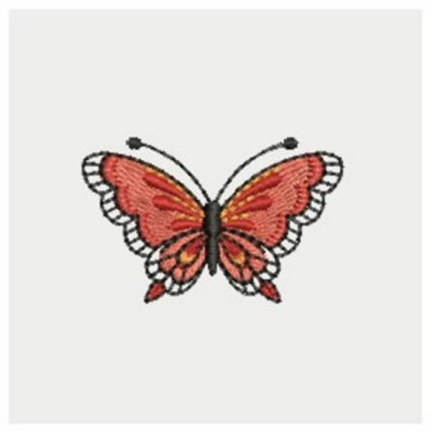 Picture of Artistic Butterfly Machine Embroidery Design