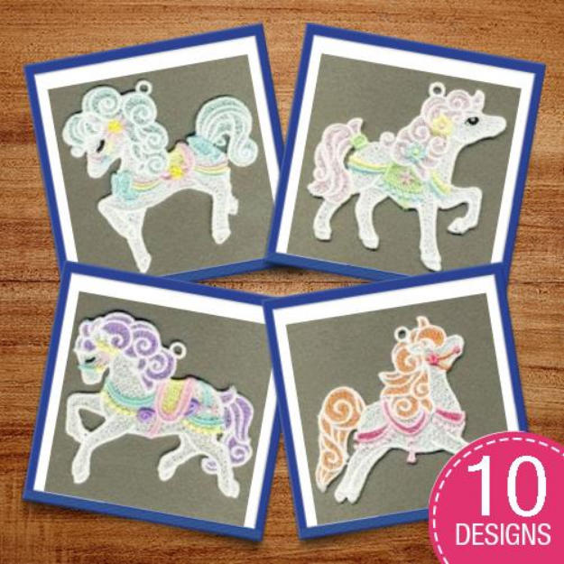Picture of FSL Pretty Pony Embroidery Design Pack