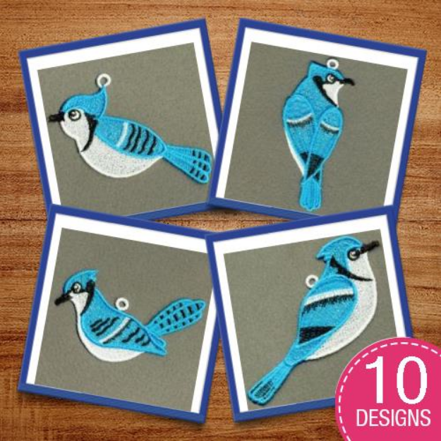 Picture of FSL Bluejay Embroidery Design Pack