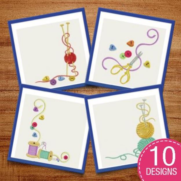 Picture of Sewing Fun Corners Embroidery Design Pack