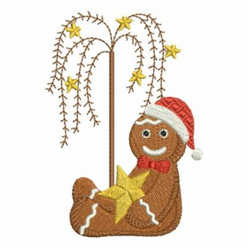 Willow Gingerbread Machine Embroidery Design