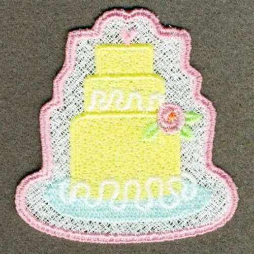 FSL Wedding Cake Machine Embroidery Design