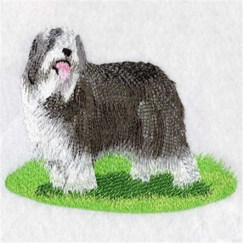 Bearded Collie Machine Embroidery Design