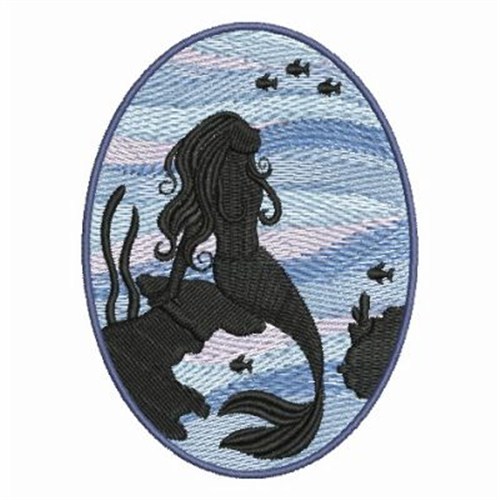 Mermaid & Fish Machine Embroidery Design