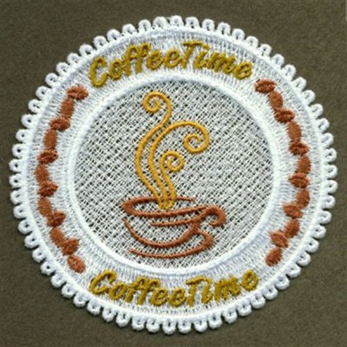 FSL Coffee Time Machine Embroidery Design
