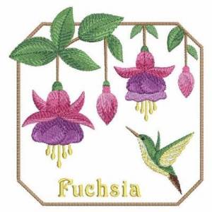 Picture of Fuchsia 2 Machine Embroidery Design