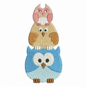 Picture of Stacked Animals 2 Machine Embroidery Design