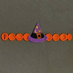 Picture of FSL Halloween Napkin Rings Machine Embroidery Design
