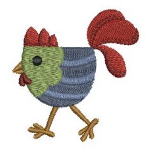 Picture of Country Chicken Machine Embroidery Design
