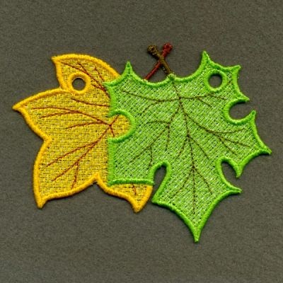 FSL Fall Leaves Machine Embroidery Design
