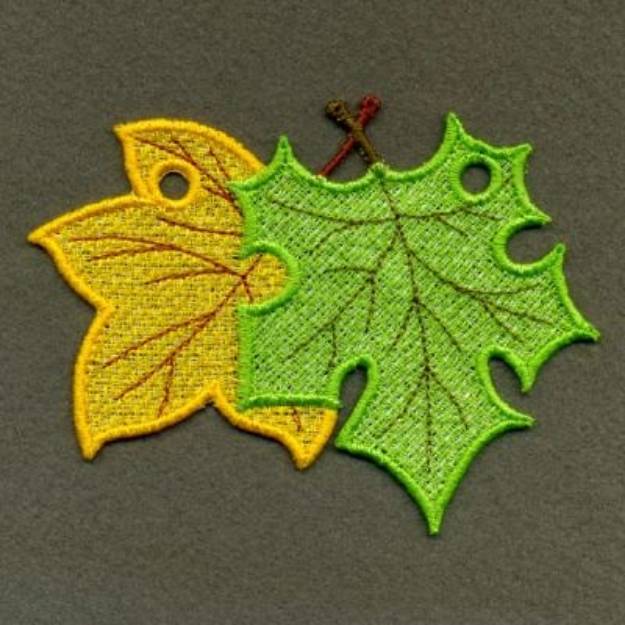 Picture of FSL Fall Leaves Machine Embroidery Design