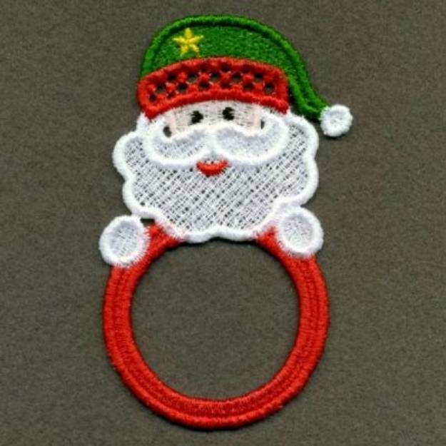 Picture of FSL Christmas Rings Machine Embroidery Design