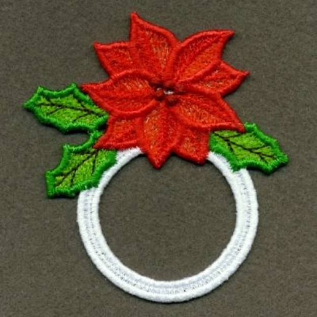 Picture of FSL Christmas Rings Machine Embroidery Design