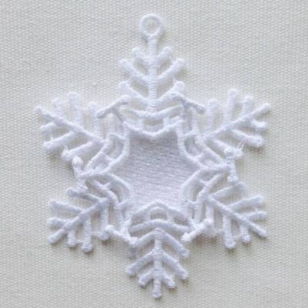 Picture of FSL Snowflake Ornaments Machine Embroidery Design