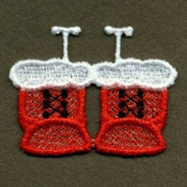Picture of FSL Santas Boots Machine Embroidery Design