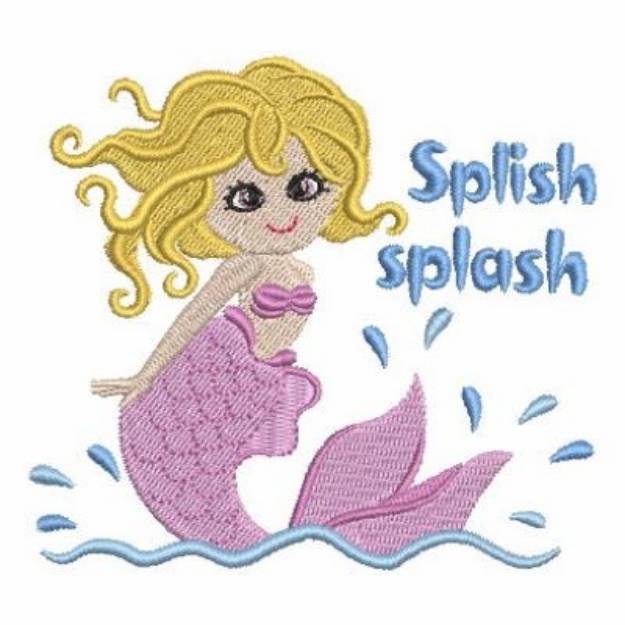 Picture of Splish Splash Mermaid Machine Embroidery Design