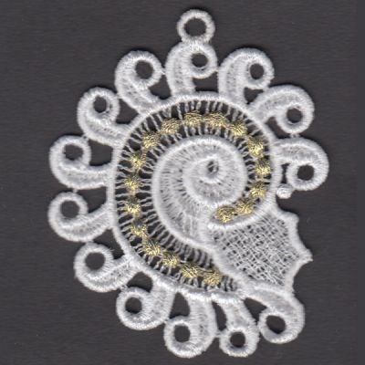 FSL Spiral Shell Machine Embroidery Design