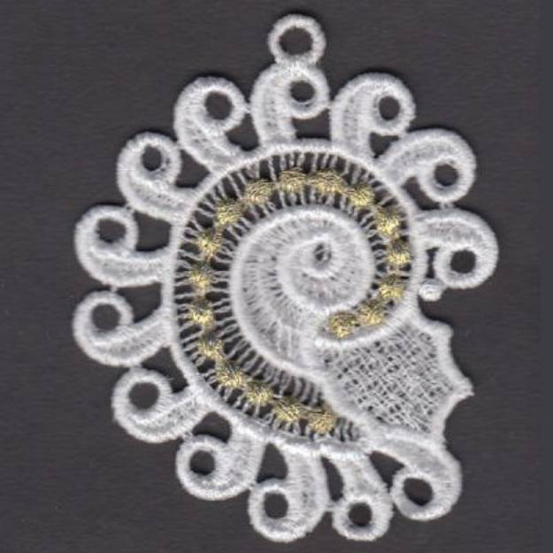 Picture of FSL Spiral Shell Machine Embroidery Design