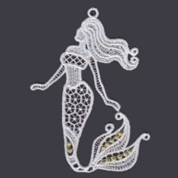Picture of FSL Mermaid Machine Embroidery Design