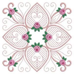 Picture of Quilt Roses Machine Embroidery Design