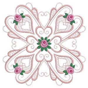 Picture of Quilt Of Roses Machine Embroidery Design