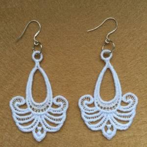 Picture of FSL Earrings Machine Embroidery Design
